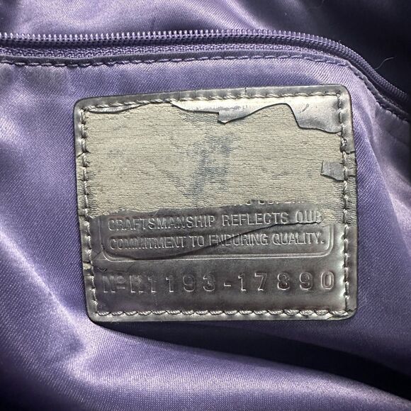 Coach Poppy Signature Black And Grey Shoulder Tote Bag - Picture 6 of 8